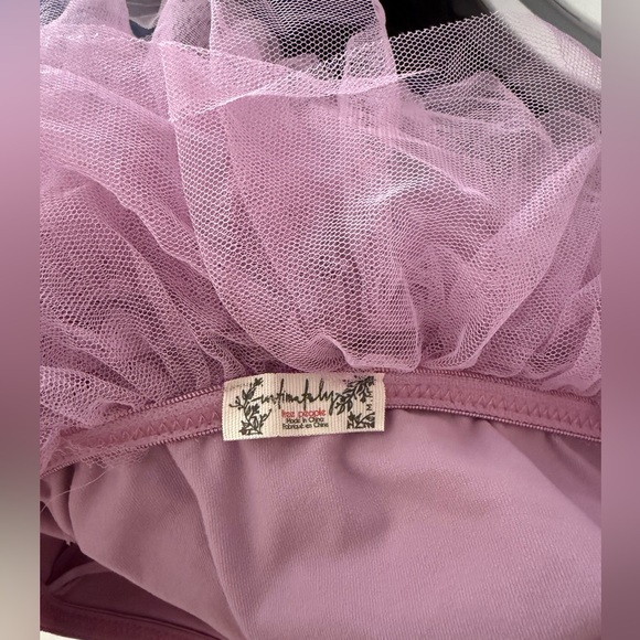 Free People Lilac Tulle bodysuit NWOT - Picture 3 of 3